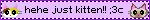 hehe just kitten blinkie